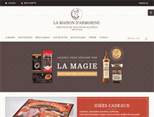 Tablet Screenshot of maison-armorine.com